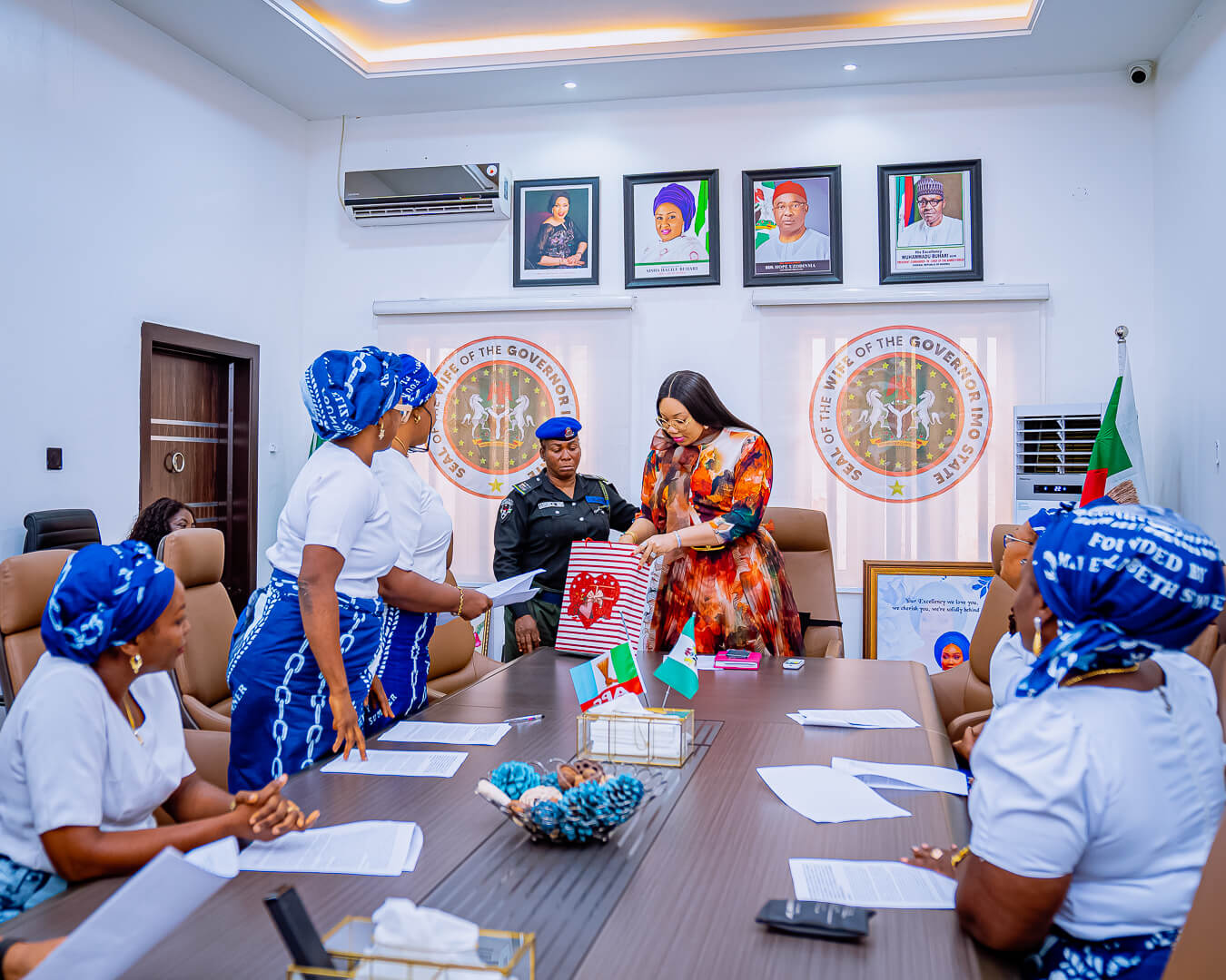 COURTESY CALL PAID TO IMO FIRST LADY, H.E. BARR. CHIOMA UZODIMMA BY ...